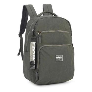 Imagem de MOCHILA DE COSTAS JUVENIL CLINKLE UP4YOU CINZA Cinza - Luxcel, M, Cinz