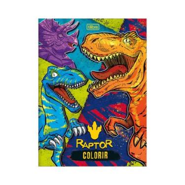 Imagem de Livro de Colorir Tilibra Raptor Dinossauro 200mm x 275mm