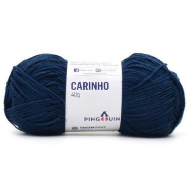 Imagem de Fio Carinho 40g - Pingouin, 7591 - MARINHO BEBÊ
