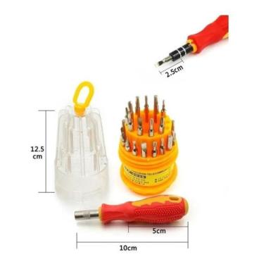 Imagem de Kit Ferramentas Precisão Óculos Celular Jogo 31 Em 1 Chaves - itblue