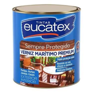 Imagem de Verniz Marítimo Premium Eucatex Brilhante Uso Geral Proteção Acabament