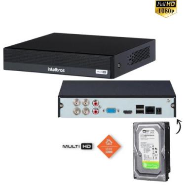 Imagem de Dvr Multi Hd Intelbras 4Ch Mhdx 1004-C C/ Hd