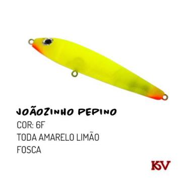 Imagem de Isca Joãozinho Pepino 9cm Isca Artificial da Kv, 6f