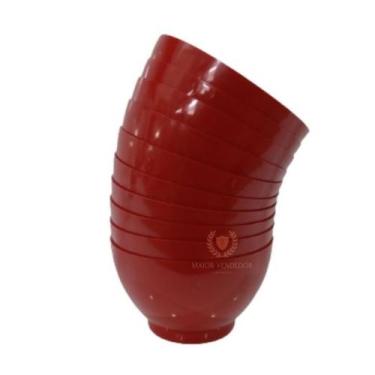 Imagem de Kit 5 Cumbucas Sopas Caldos Bowls em Plástico 700ml - Fortinjet, VERME