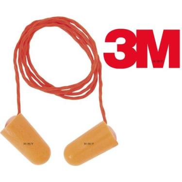 Imagem de Kit 2 Pares Protetor Auditivo Plug Espuma Auricular 1100 com Cordão - 