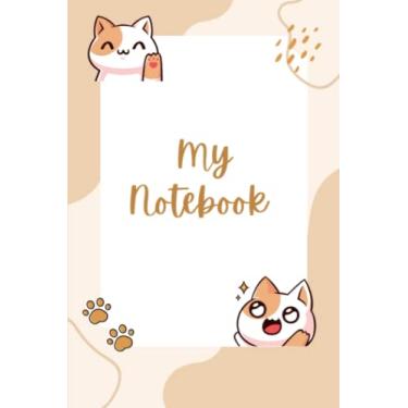 Imagem de My Notebook: Libreta para niños y jóvenes - bloc de notas en blanco diseño Kawaii sirve como diario tamaño A5: Cuaderno de gatitos