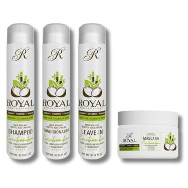 Imagem de Kit Home Care Cocobamboo, Shampoo + Condicionador + Leave-in + Máscara 4x300ml, Tratamento Capilar