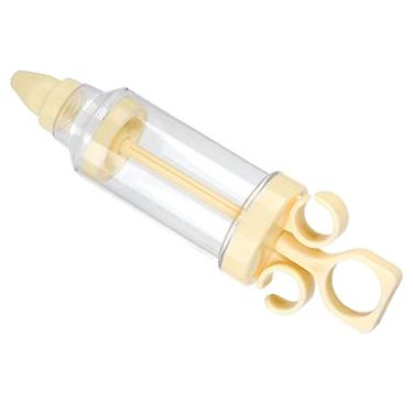 Imagem de 8 peças de decoração de bolo, conjunto de bicos de decoração de pastelaria, kit de seringas de tubulação de plástico transparente conjunto de sacos e pontas, ferramentas acessório de cozimento com