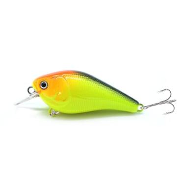 Imagem de SEASKY Iscas de pesca Crankbait, anzóis rígidos de 5 cm, iscas artificiais, isca de natação de 1/113.4 g, iscas rígidas para robalo, truta lúcio, água doce e água salgada (01)