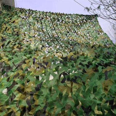 Imagem de 1.5m 2m 300cm 4m 5m 6m 7m 8m 10m Rede de camuflagem para exterior, Rede de camuflagem do exército, Decoração com tema de selva, Malha reforçada, Uma cor, 9x10m