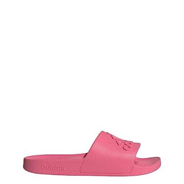 Imagem de adidas Sandália unissex Adilette Aqua Slide, Pink Fusion/Pink Fusion, 4 US Men, Fusão rosa/fusão rosa/fusão rosa, 5 Women/4 Men