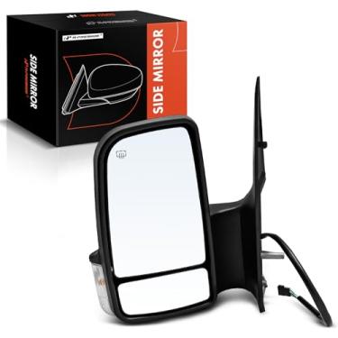 Imagem de A-Premium Espelho retrovisor elétrico do lado do motorista - compatível com Mercedes-Benz NCV3 Series Sprinter 2500 Sprinter 3500 2010-2018 - Espelho retrovisor externo preto não dobrável aquecido com