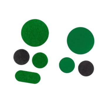 Imagem de Dynwave Adesivos de reparo de pano de mesa de bilhar, 7 peças, adesivos de proteção, acessórios de bilhar de sinuca, reparo de toalha de mesa preto/verde
