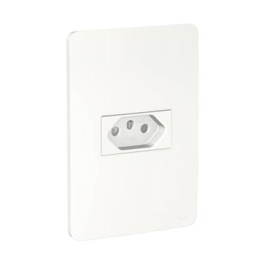 Imagem de Conjunto Tomada Br 2P+T 20A 250V Pl/Br S71303104, Schneider Electric, Branco