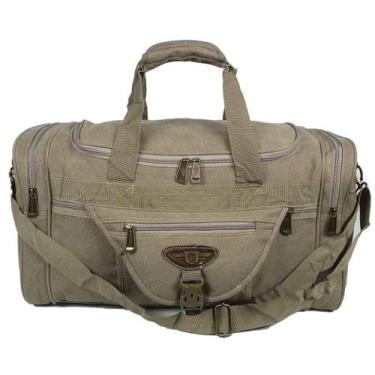 Imagem de Bolsa de Viagem Lona Reforçada 50l KvnJA7012-21 - Keuven, Bege