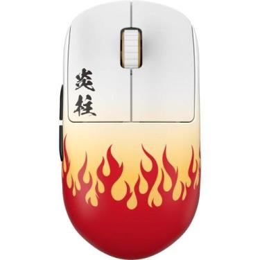 Imagem de Mouse Pulsar X2H Wireless Medium Demon Slayer - Kyojuro, branco