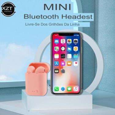 Imagem de Fone de Ouvido I12, Bluetooth TWS Sem Fio com Case de Carregamento Pre
