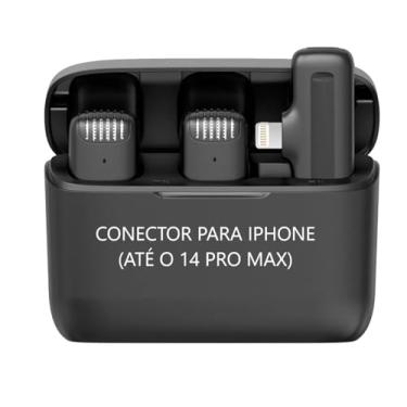 Imagem de Microfone Lapela Sem Fio J13 IOS Lightning Compatível Com Iphone Até o 14 PRO MAX