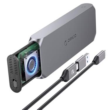 Imagem de ORICO Gabinete SSD M.2 NVMe de 40 Gbps com Ventilador de Resfriamento, Suporte até 8 TB, Thunderbolt 3/4 e USB4, USB 3.2/3.1, M-Key SSD 2280/2260/2242/2230