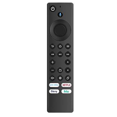 Imagem de Controle remoto de voz de substituição universal CT-95018 compatível com todos os Toshiba Insignia Pioneer Hisense Smart TV Edition 65C350KU 75C350KU 32V35KU 43V35KU com teclas de atalho de aplicativo