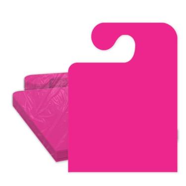 Imagem de Pacote com 50 etiquetas de pendurar espelhadas para revendedor de carro jumbo que você escolhe a cor (rosa)