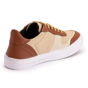 Imagem de Tênis Casual Slip on Feminino - PETTINARI, Marrom, 38