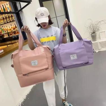 Imagem de Bolsa Mala De Viagem Multifuncional Dobrável De Grande Capacidade - Si