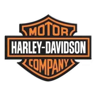 Imagem de Adesivo Resinado Logo Harley Davidson Moto Carro Notebook - Resitank