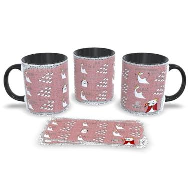 Imagem de Caneca Preta de Porcelana Personalizada Queen Musical com Frases Divertidas (Queen 4)
