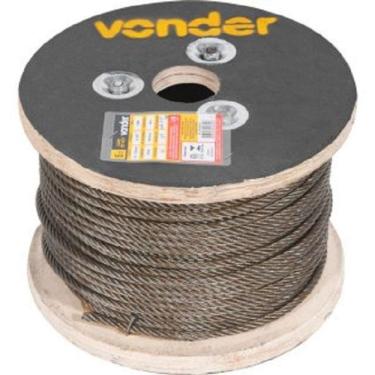 Imagem de Cabo Aço Af Polido 6,35-1/4 6X19S 100 Metros