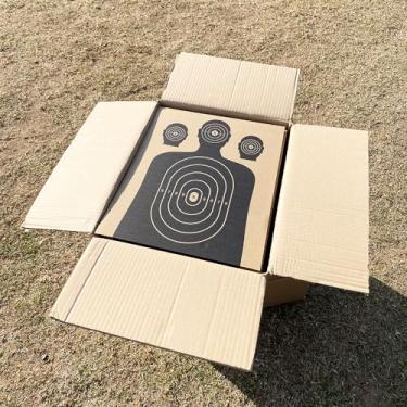 Imagem de 50 folhas/caixa Alvos de tiro de papelão silhueta de 33 x 40 cm (7829-2)