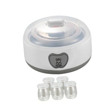 Imagem de YWJLQH Fabricante de iogurte doméstica Multifuncional fabricante de natto, controle de temperatura constante DIY baixo ruído 1.2L Máquina de iogurte