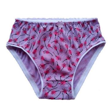 Imagem de Calcinha Infantil Estampada Algodão Reforçada GG - VITALISHOP, GG