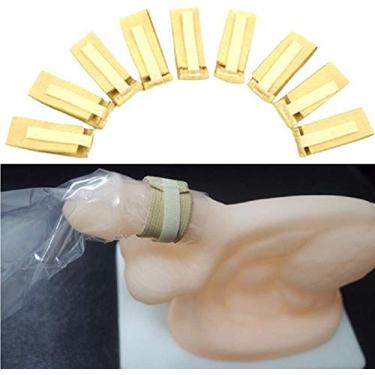 Imagem de HSOSK Fixador Externo Masculino Do Cateter De 10 Pces, Braçadeira Peniana Masculina Da Incontinência Urinária Para O Paciente, Antiderrapante Reusável Fora Da Correia Fixa