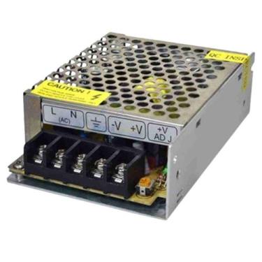 Imagem de Fonte Chaveada 5A 60W 12V P/ Fita de LED Som Automotivo CFTV - AcasaCe