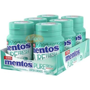 Imagem de Chicle mentos pure fresh 6ptx56g perfetti, Wintergreen