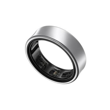 Imagem de Samsung Galaxy Ring Tamanho 6, Monitor de treino, rastreador de sono, bateria de até 7 dias, Material em titânio - Titânio Prata
