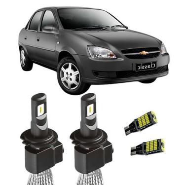 Imagem de Par de Lampada H4 Alto e Baixo Corsa Classic 2002 A 2009 T10 - Ray-X