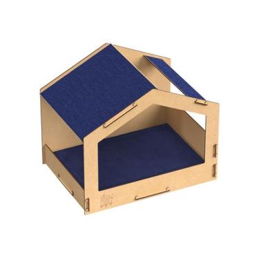 Imagem de Casinha Gato Cachorro Arranhador Pet Luxo Colchão Casa Cama - Ricapet,