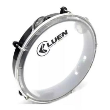 Imagem de Pandeiro Infantil LUEN 8 Polegadas Preto 40084PT