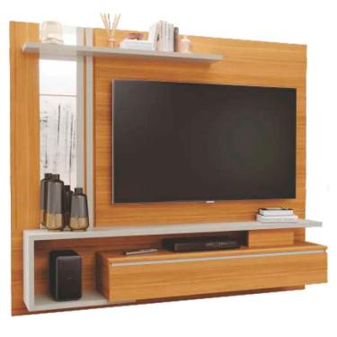 Imagem de Painel para TV até 60 Polegadas 1 Porta 100% mdf Treviso Permóbili Nature/Off White ii