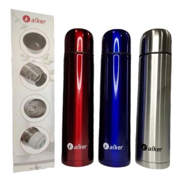 Imagem de Garrafa Térmica Inquebrável Aço Inox 1 Litro