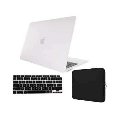 Imagem de Kit Capa Case Compativel Macbook pro 13 A1502 A1425 cor tf + Pel. Teclado + Capa Noeprene
