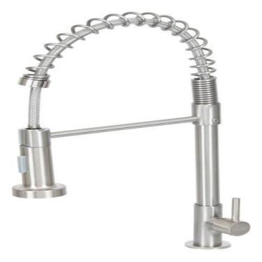 Imagem de Torneira Monocomando Bancada Flexível Cozinha Cromad Gourmet
