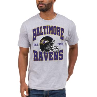 Imagem de Camiseta Junk Food nfl Team Helmet Baltimore Ravens cinza