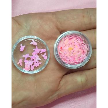 Imagem de Lantejoulas Potinho/Ultra Fina 4mm Forma Coelho - Happie Itens