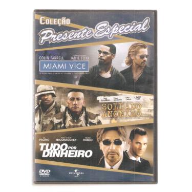 Imagem de Dvd triplo miami vice - soldado anonimo- tudo por dinheiro