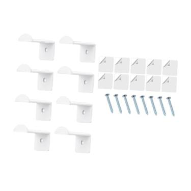 Imagem de WeiLaiKeQi 8pcs chapéu chapéu de chapéu organizador presente de parede Hat Helder Lightweight versátil para apartamento de apartamento de quarto armário de hotel, Branco