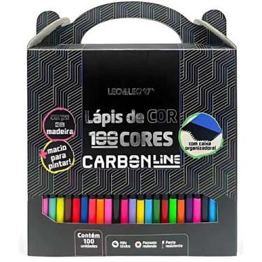 Imagem de Lápis De Cor Redondo LeoLeo 100 Cores Arte e Pintura - Leonora