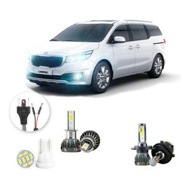 Imagem de Ultra Led Nano 22000lm Kia Carnival 2014-2016 H4 H3 - LUXLED y3, Branc